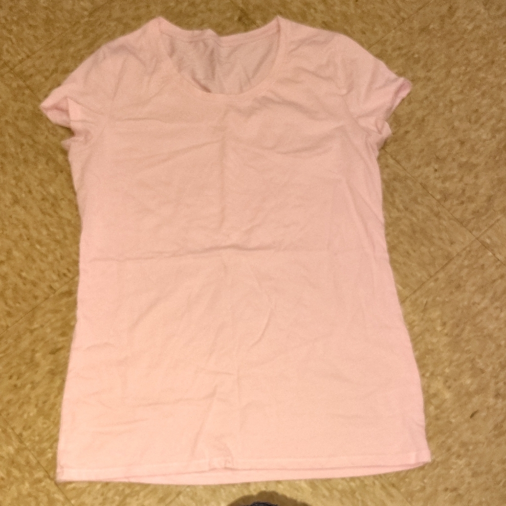 No Boundaries Light Pink Short Sleeve Tee